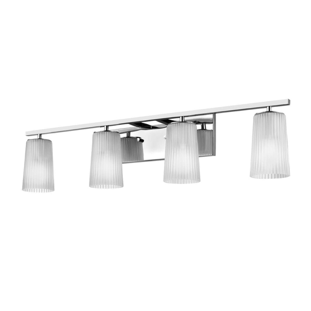 DVI LIGHTING LUCA 4 LIGHT VANITY CHROME  DVP31344CH-RICE