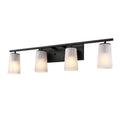 DVI LIGHTING LUCA 4 LIGHT VANITY EBONY DVP31344EB-RICE