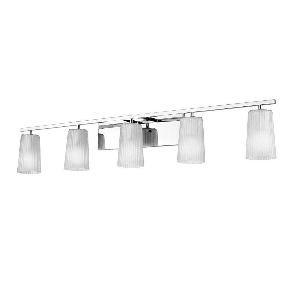DVI LIGHTING LUCA 5 LIGHT VANITY CHROME  DVP31355CH-RICE