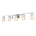 DVI LIGHTING LUCA 5 LIGHT VANITY CHROME  DVP31355CH-RICE