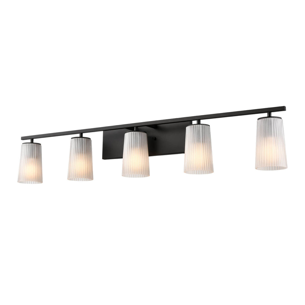 DVI LIGHTING LUCA 5 LIGHT VANITY EBONY  DVP31355EB-RICE