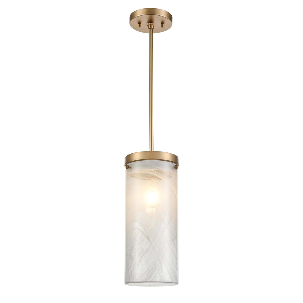 DVI LIGHTING BESSEMER 1 LT PENDANT BRASS  DVP32110BR-MS