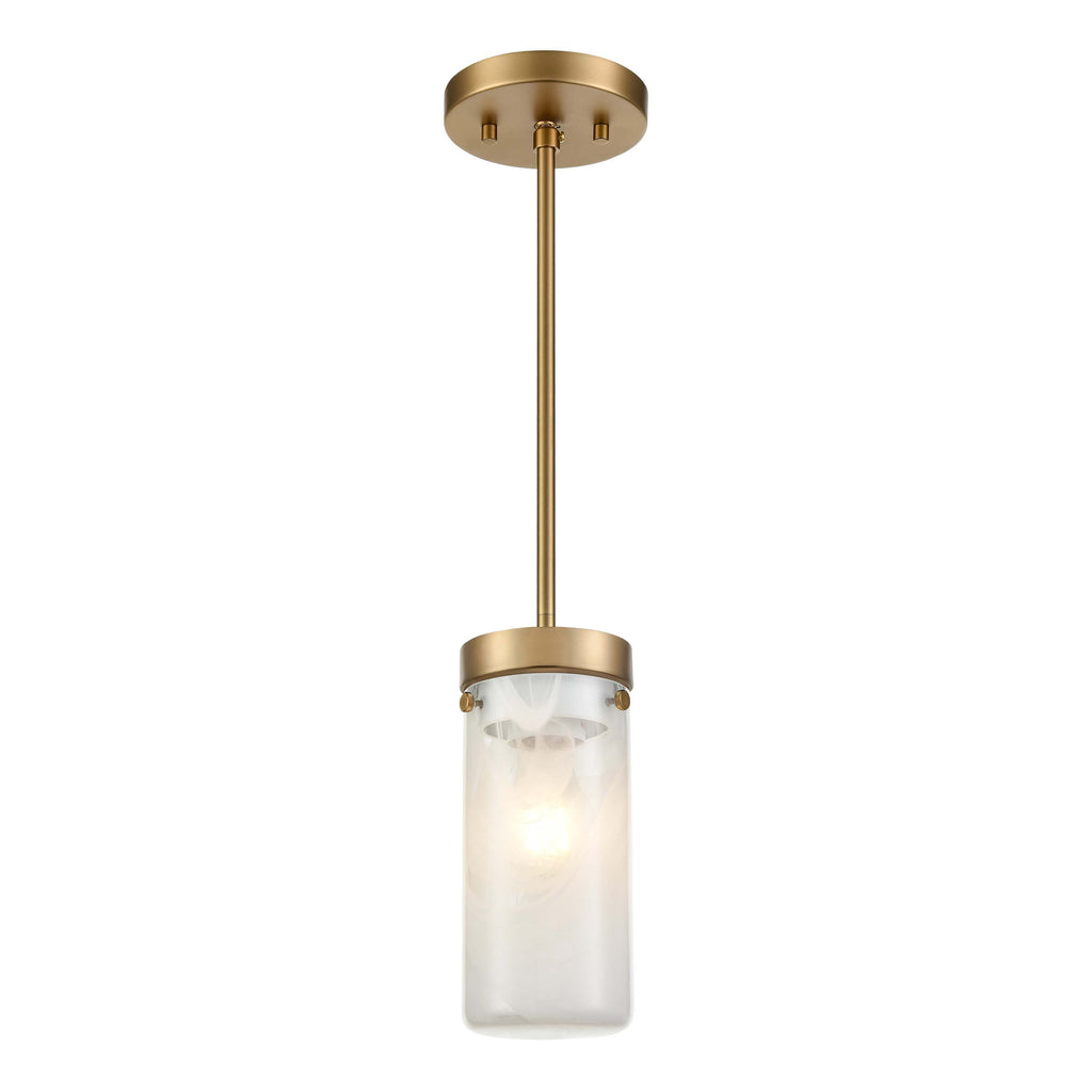 DVI LIGHTING BESSEMER 1 LT MINI PENDANT BRASS  DVP32119BR-MS