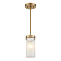 DVI LIGHTING BESSEMER 1 LT MINI PENDANT BRASS  DVP32119BR-MS