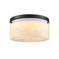 DVI LIGHTING BESSEMER 12" FLUSH MOUNT EBONY DVP32128EB-MS
