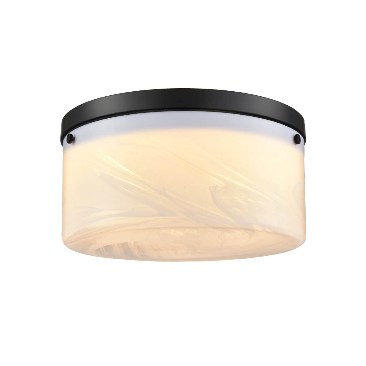 DVI LIGHTING BESSEMER 12" FLUSH MOUNT EBONY DVP32128EB-MS
