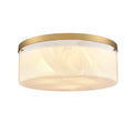 DVI LIGHTING BESSEMER 16" FLUSH MOUNT BRASS DVP32138BR-MS