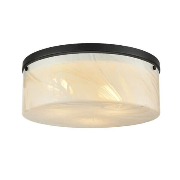 DVI LIGHTING BESSEMER 16" FLUSH MOUNT EBONY DVP32138EB-MS