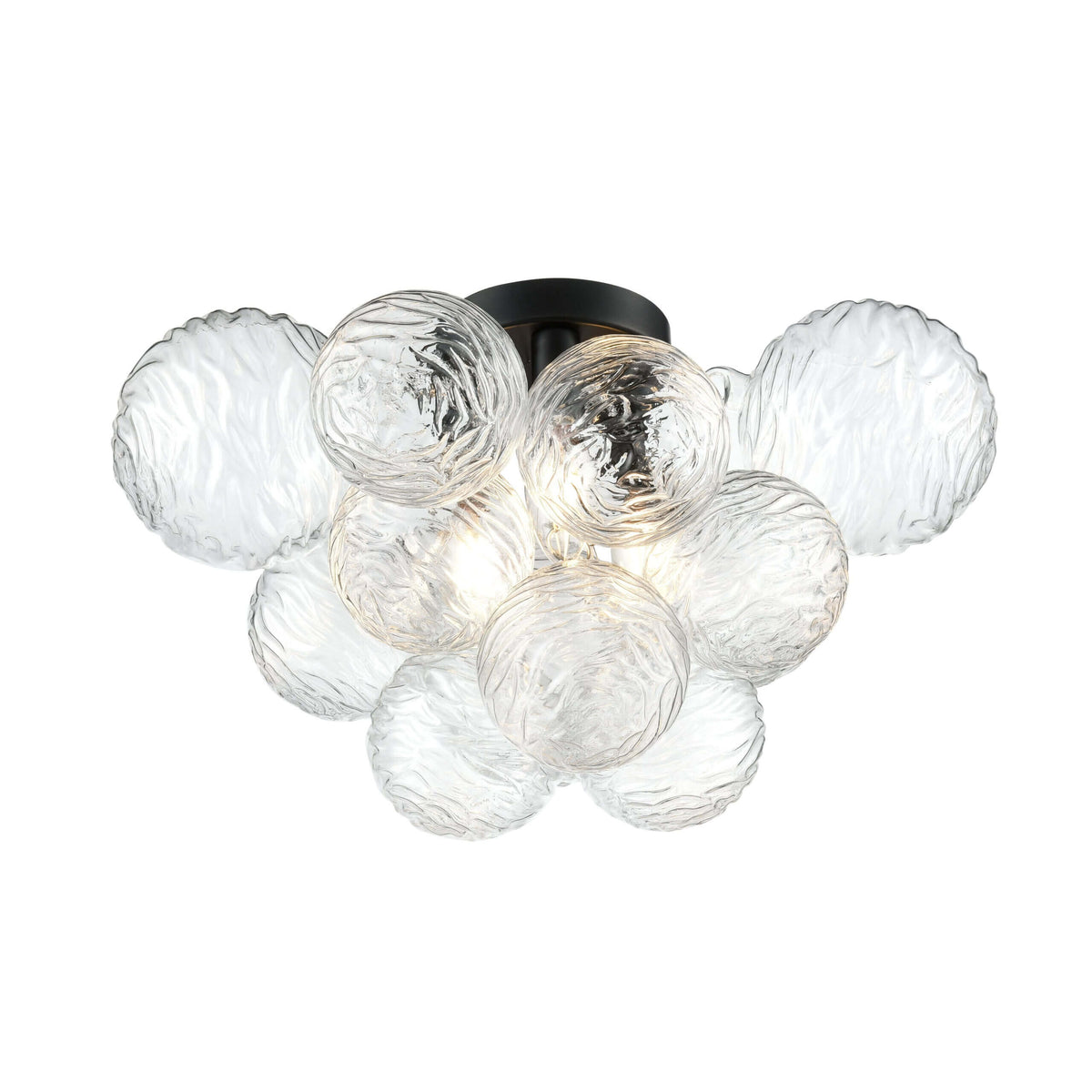 DVI LIGHTING COMET FLUSH MOUNT EBONY DVP32812EB-WVC