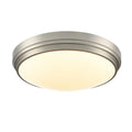 DVI LIGHTING ALGOMA 17" FLUSH MOUNT LCD SATIN NICKEL DVP33048SN-5CCT
