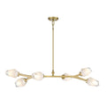 DVI LIGHTING JAVELIN 6 LT LINEAR GOLD DVP33202GLD-ICE