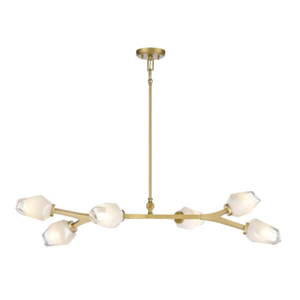 DVI LIGHTING JAVELIN 6 LT LINEAR GOLD DVP33202GLD-ICE