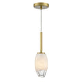 DVI LIGHTING JAVELIN MINI-PENDANT GOLD DVP33221GLD-ICE