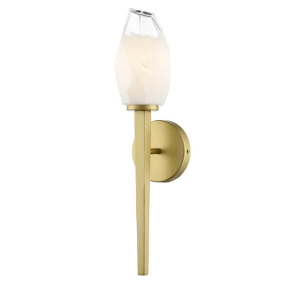 DVI LIGHTING JAVELIN SCONCE GOLD DVP33299GLD-ICE