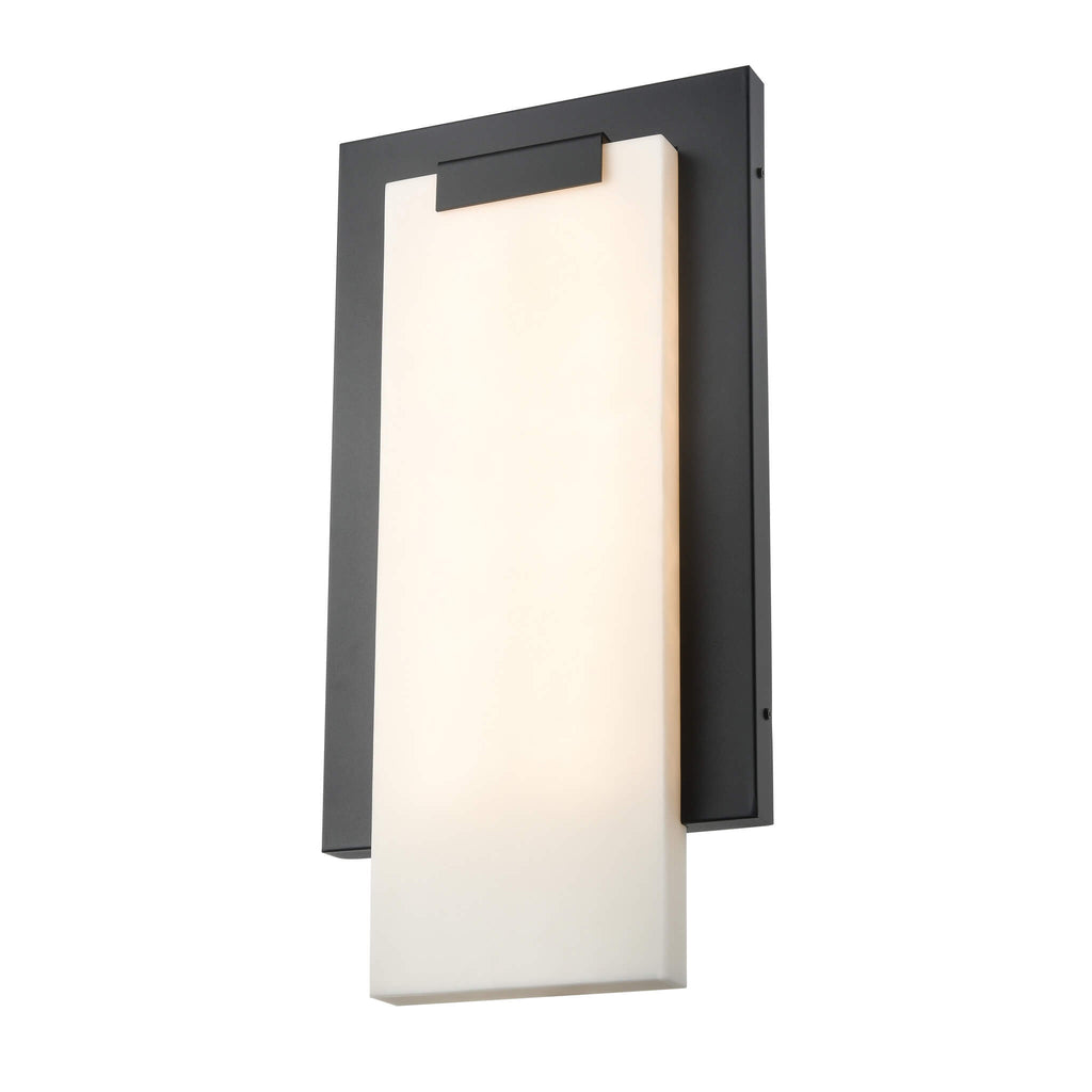 DVI LIGHTING MUSKEG 12" SCONCE OUTDOOR  DVP33373BK-AFA