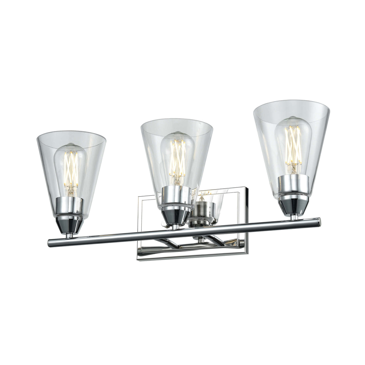 DVI LIGHTING LOUISBOURG 3 LT VANITY DVP34343CH-CL