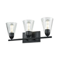 DVI LIGHTING LOUISBOURG 3 LT VANITY EBONY DVP34343EB-CL