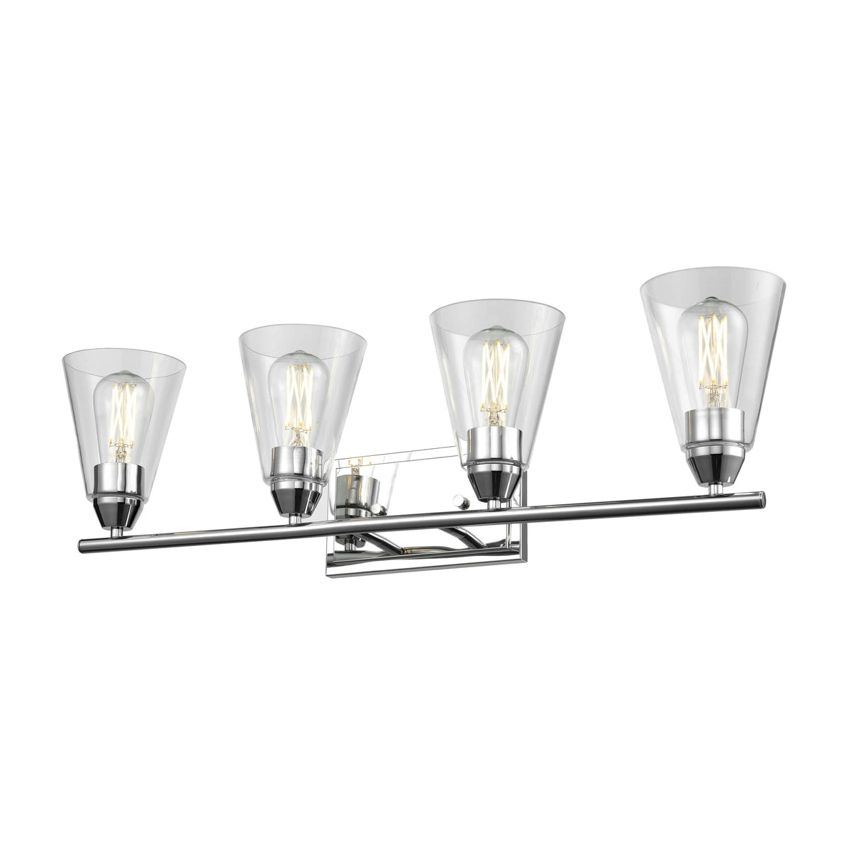 DVI LIGHTING LOUISBOURG 4 LT VANITY CHROME DVP34344CH-CL