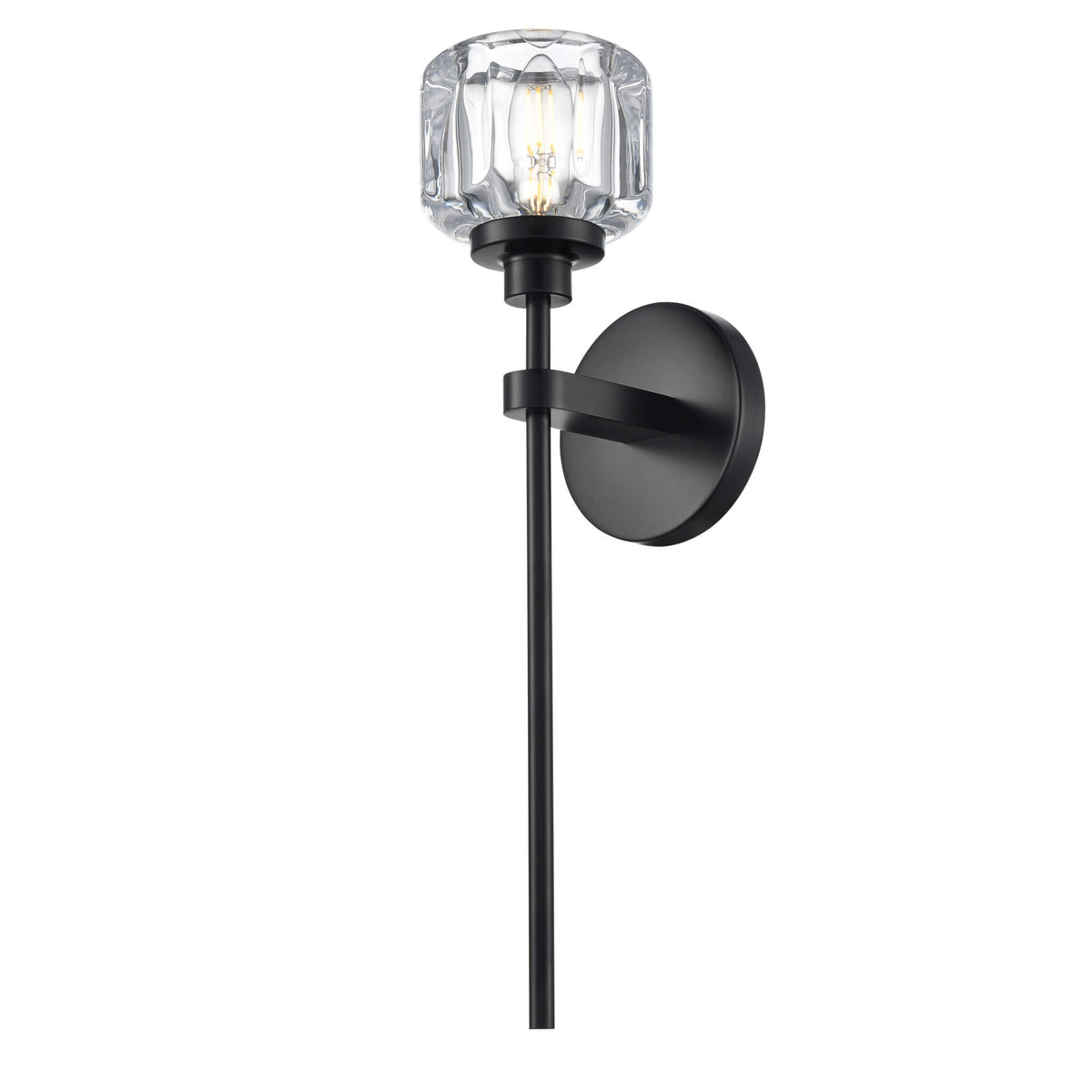 DVI LIGHTING SAMAR SCONCE EBONY  DVP34601EB-CL