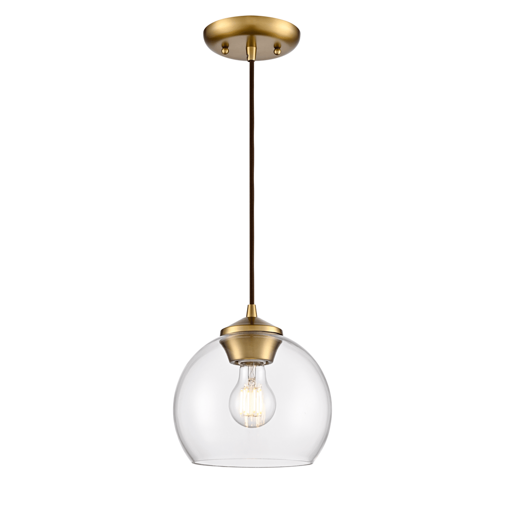 DVI LIGHTING ANDROMEDA PENDANT BRASS DVP34721BR-CL