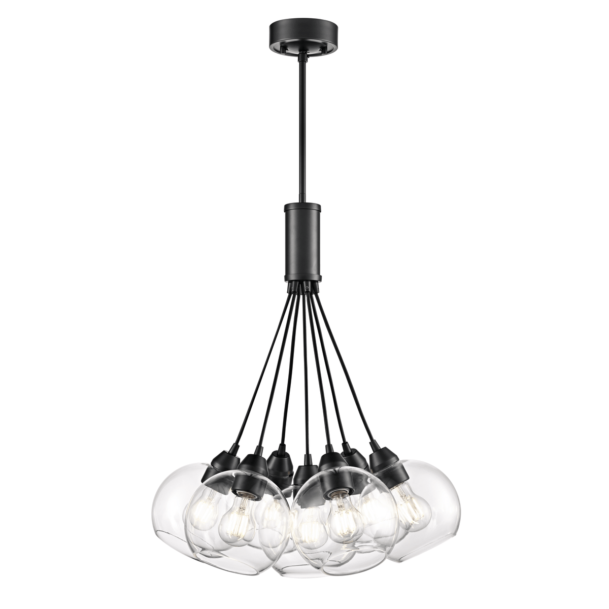 DVI LIGHTING ANDROMEDA CLUSTER PENDANT GRAPHITE DVP34737GR-CL