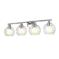 DVI LIGHTING ANDROMEDA 4 LT VANITY CHROME DVP34744CH-CL