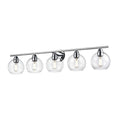 DVI LIGHTING ANDROMEDA 5 LT VANITY CHROME DVP34755CH-CL