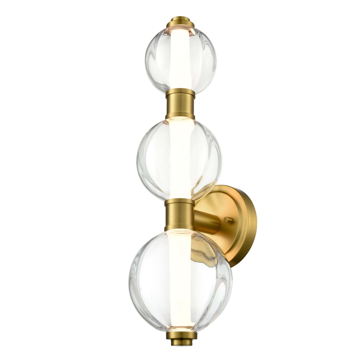 DVI LIGHTING GLIMMER SCONCE BRASS DVP34901BR-PUC