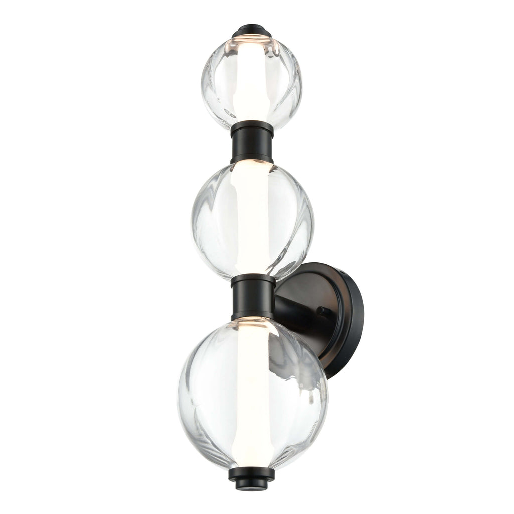 DVI LIGHTING GLIMMER LED SCONCE EBONY DVP34901EB-PUC