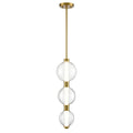 DVI LIGHTING GLIMMER LED PENDANT DVP34910BR-PUC