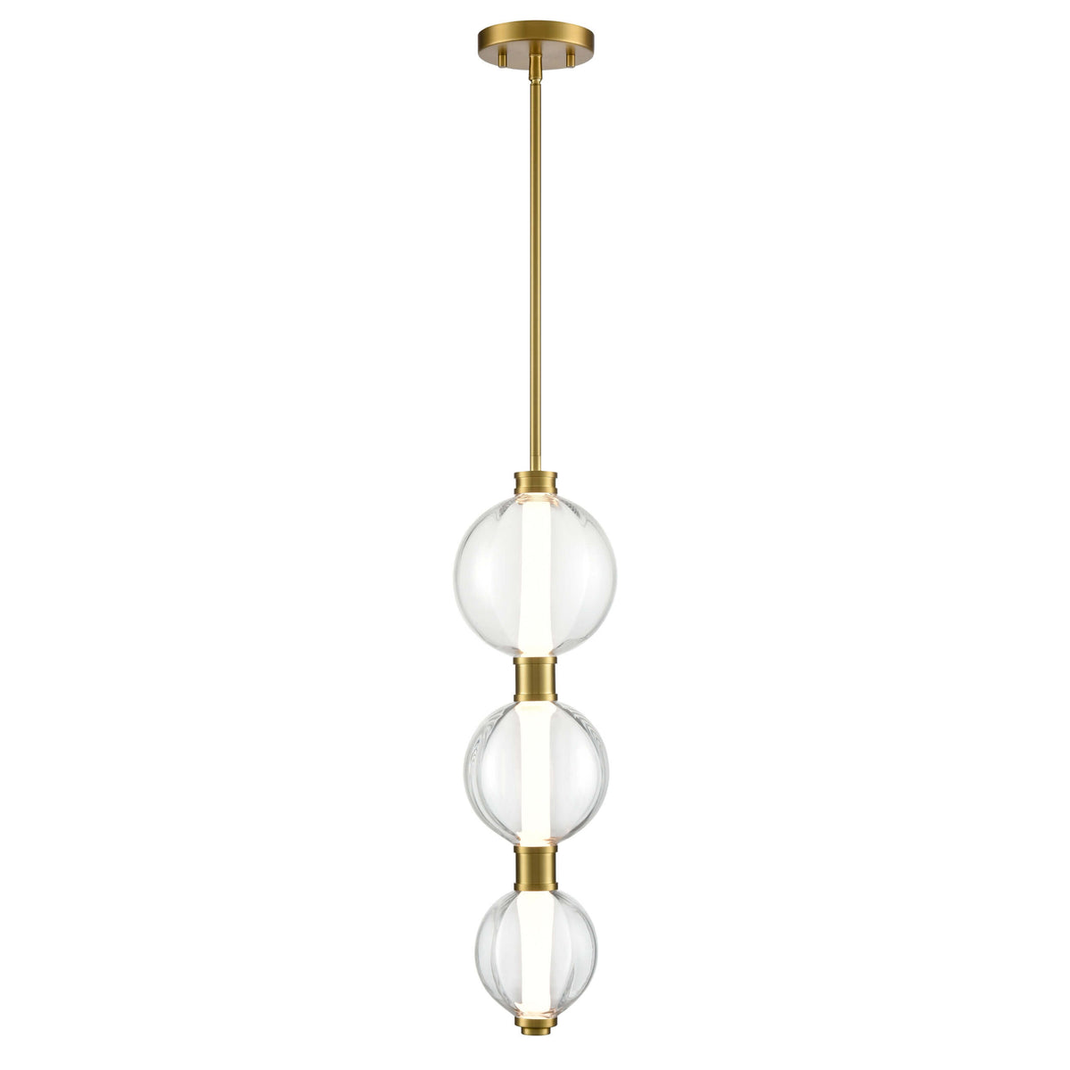 DVI LIGHTING GLIMMER LED PENDANT DVP34910BR-PUC