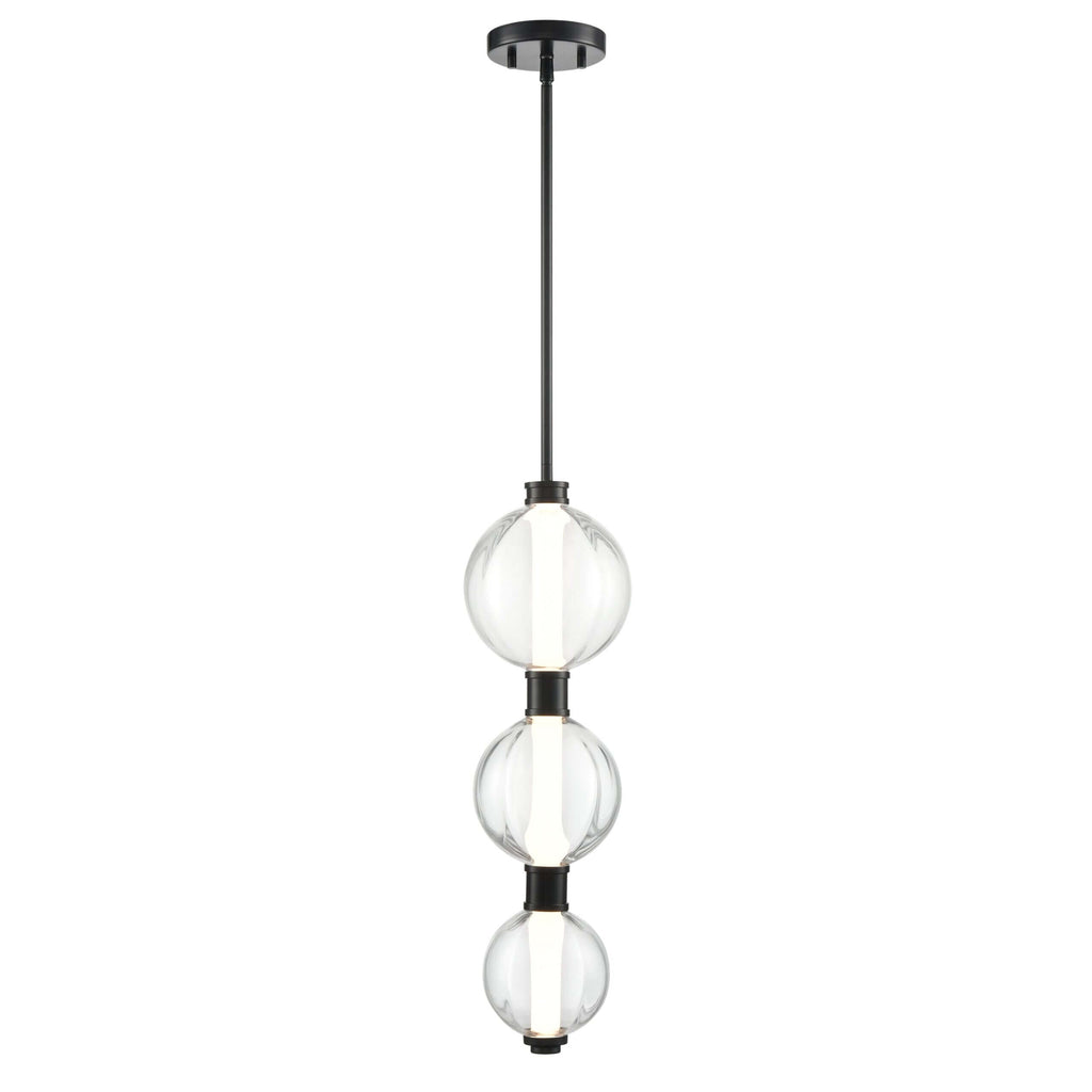DVI LIGHTING GLIMMER LED PENDANT EBONY DVP34910EB-PUC