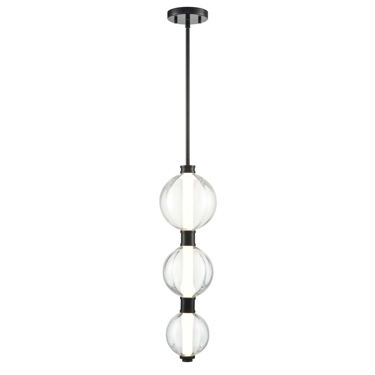 DVI LIGHTING GLIMMER LED PENDANT EBONY DVP34910EB-PUC