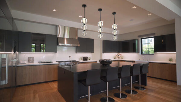 DVI LIGHTING GLIMMER LED PENDANT EBONY DVP34910EB-PUC