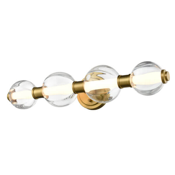 DVI LIGHTING GLIMMER LED VANITY BRASS DVP34943BR-PUC