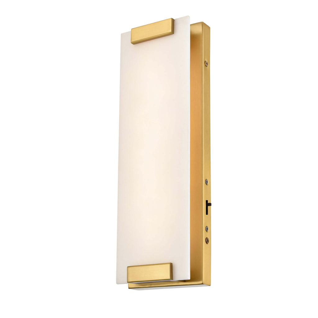 DVI LIGHTING TORRANCE 13" VANITY BRASS LED DVP35301BR-AFA