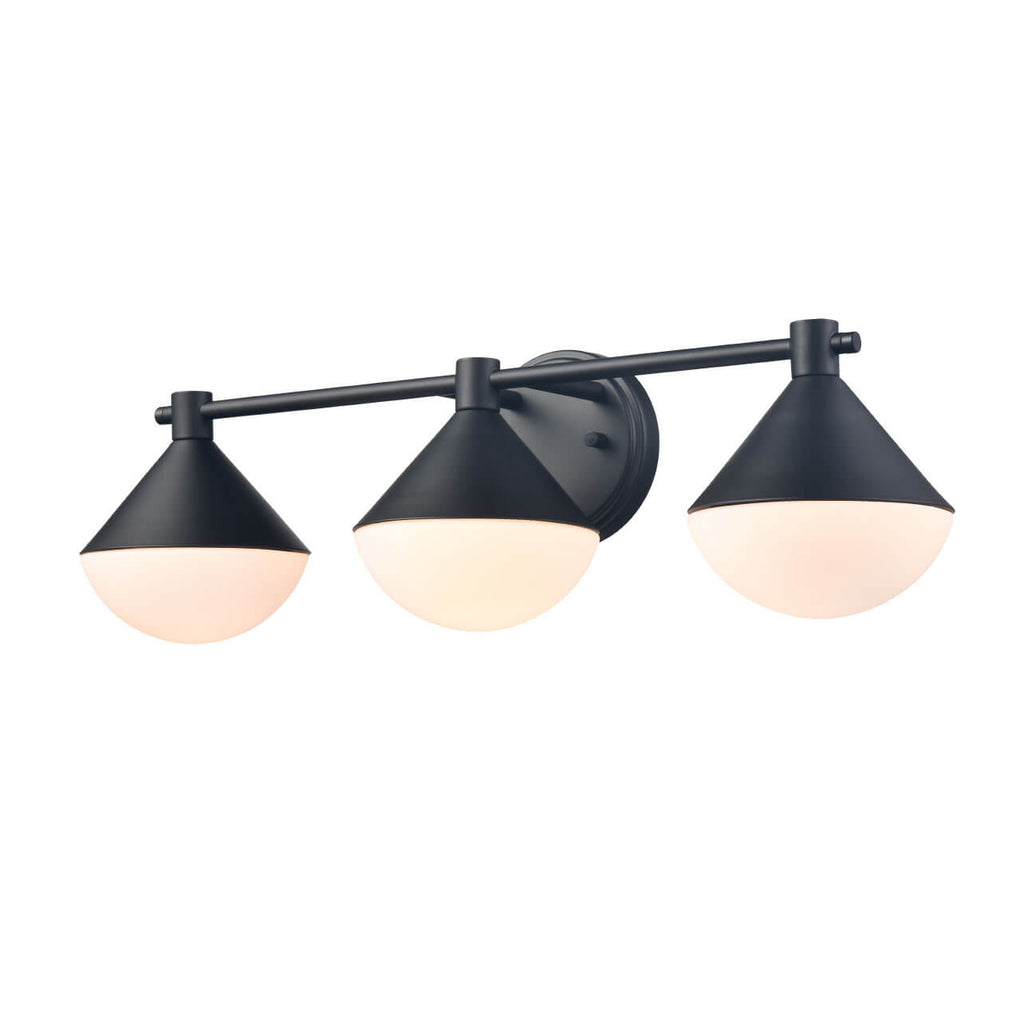 DVI LIGHTING AGAWA 3 LIGHT VANITY DVP36143BK-OP