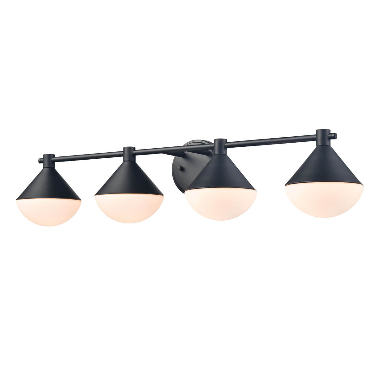 DVI LIGHTING AGAWA 4 LIGHT VANITY DVP36144BK-OP
