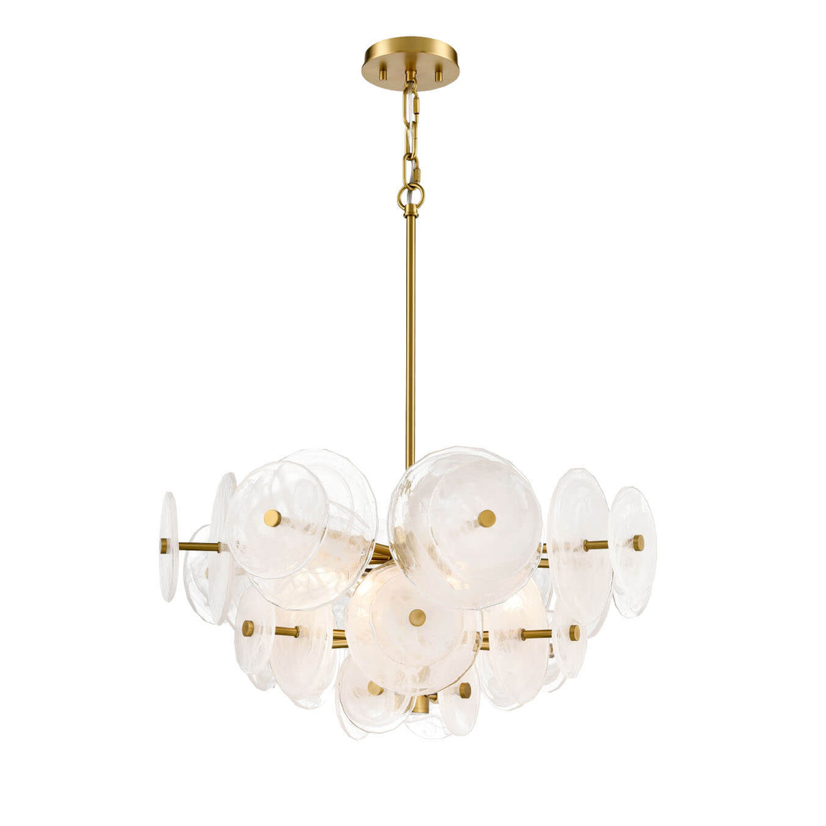 DVI LIGHTING CAROUSEL 6 LT PENDANT BRASS DVP36505BR-MS