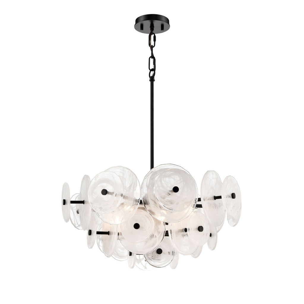 DVI LIGHTING CAROUSEL 6 LT PENDANT EBONY DVP36505EB-MS