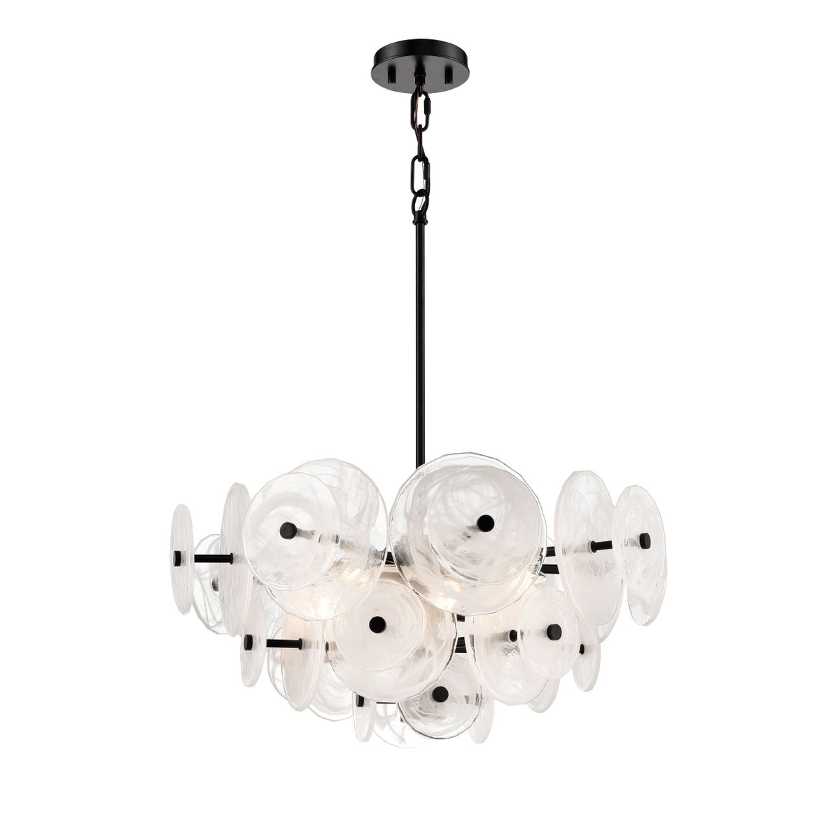 DVI LIGHTING CAROUSEL 6 LT PENDANT EBONY DVP36505EB-MS