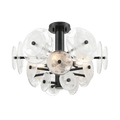 DVI LIGHTING CAROUSEL 4 LT SEMI-FLUSH MOUNT EBONY DVP36513EB-MS