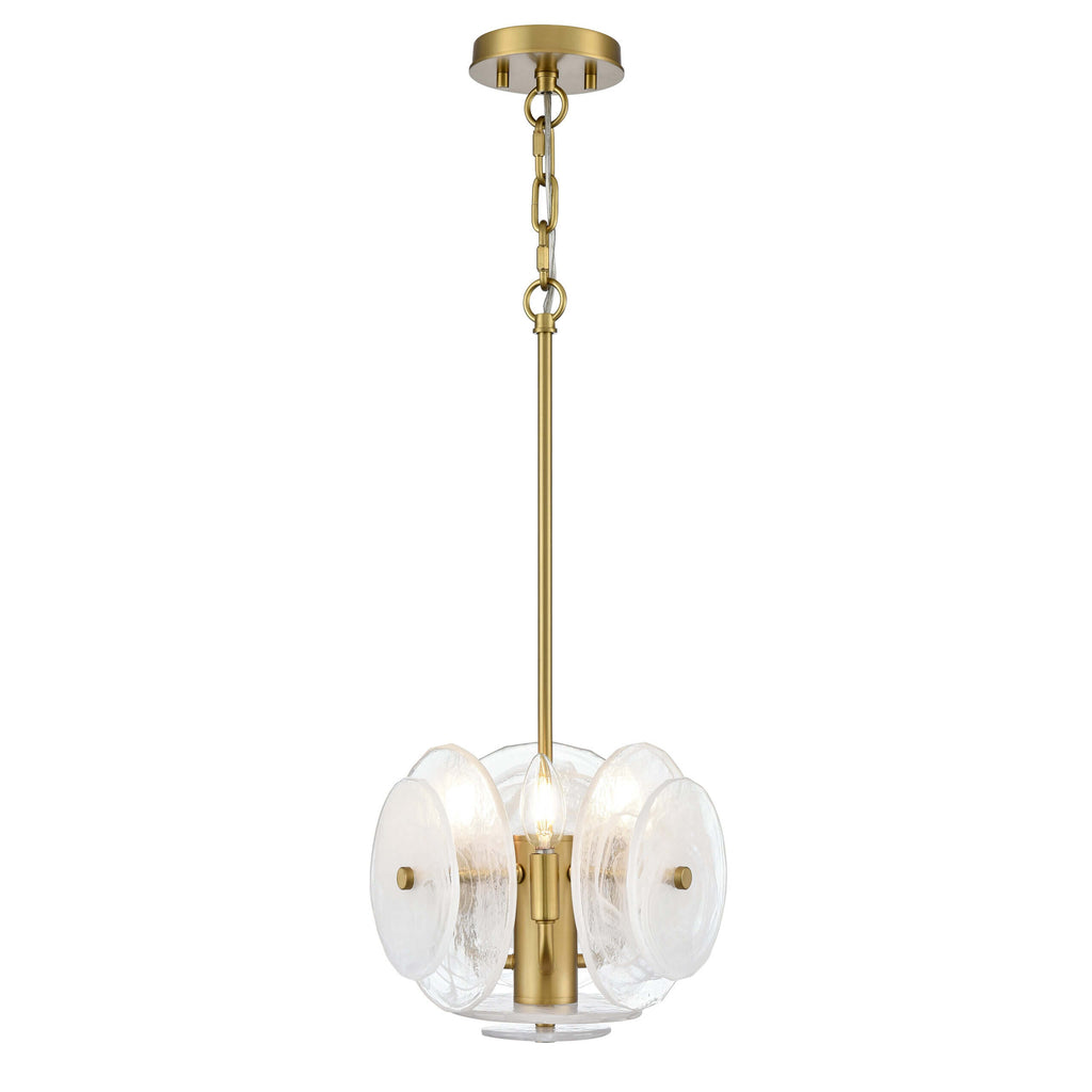 DVI LIGHTING CAROUSEL 3 LT MINI-PENDANT BRASS DVP36519BR-MS