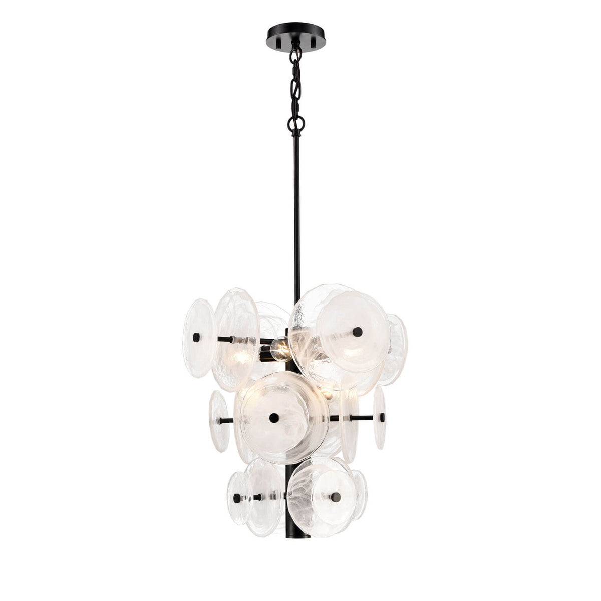 DVI LIGHTING CAROUSEL 8 LT PENDANT EBONY DVP36520EB-MS