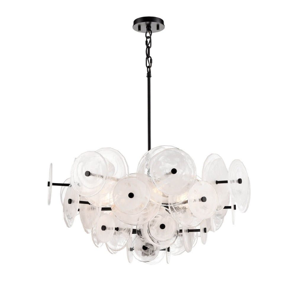 DVI LIGHTING CAROUSEL 4 LT CHANDELIER EBONY DVP36525EB-MS