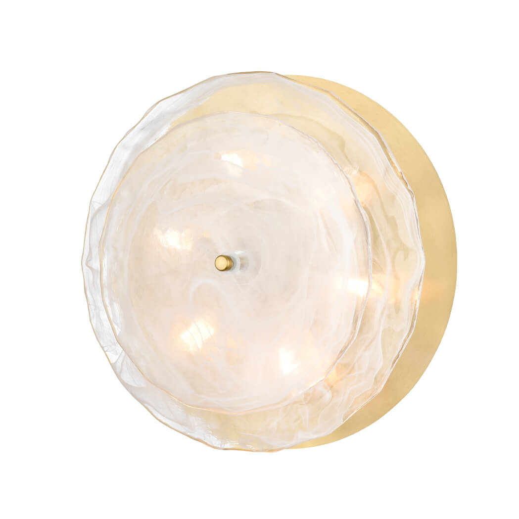 DVI LIGHTING CAROUSEL 6 LT FLUSH MOUNT BRASS DVP36538BR-MS