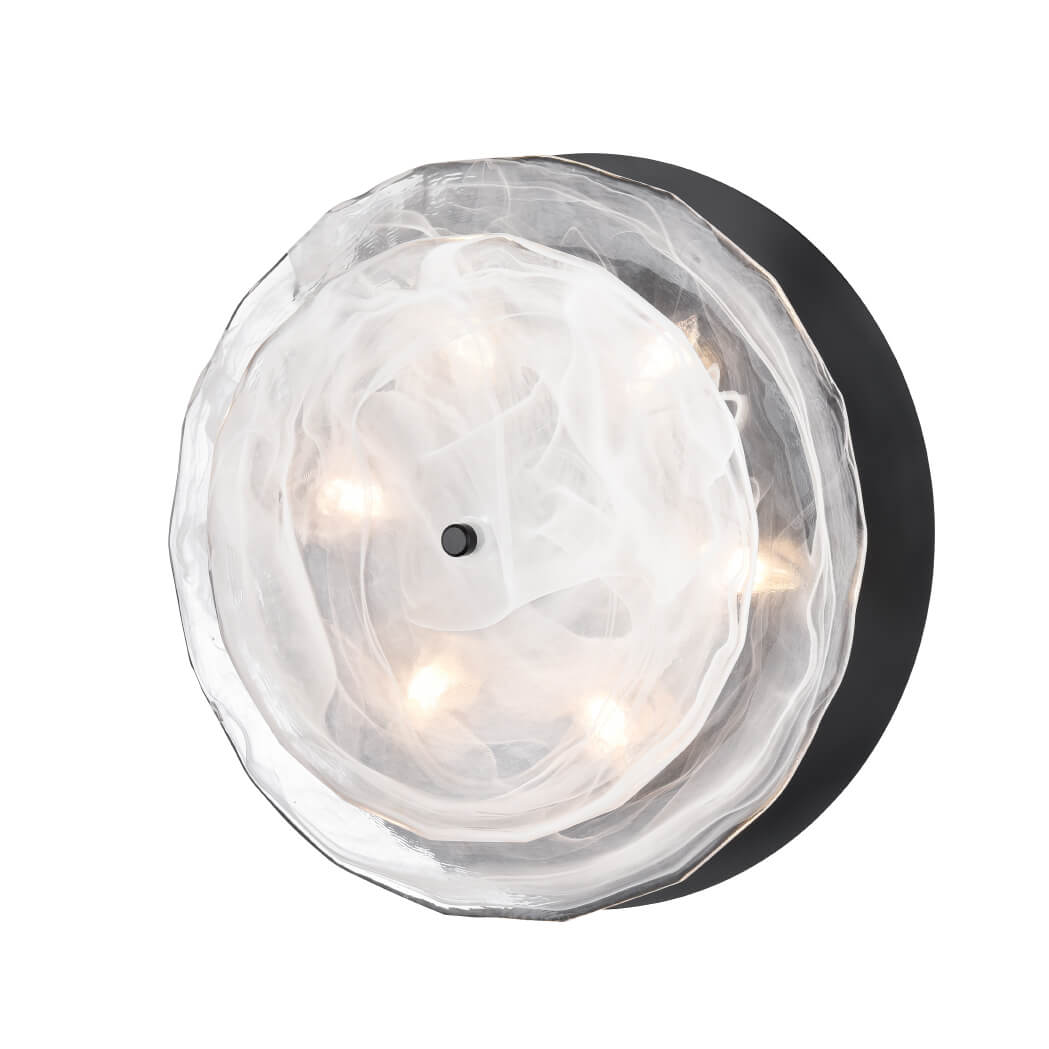 DVI LIGHTING CAROUSEL 6 LT FLUSH MOUNT EBONY DVP36538EB-MS