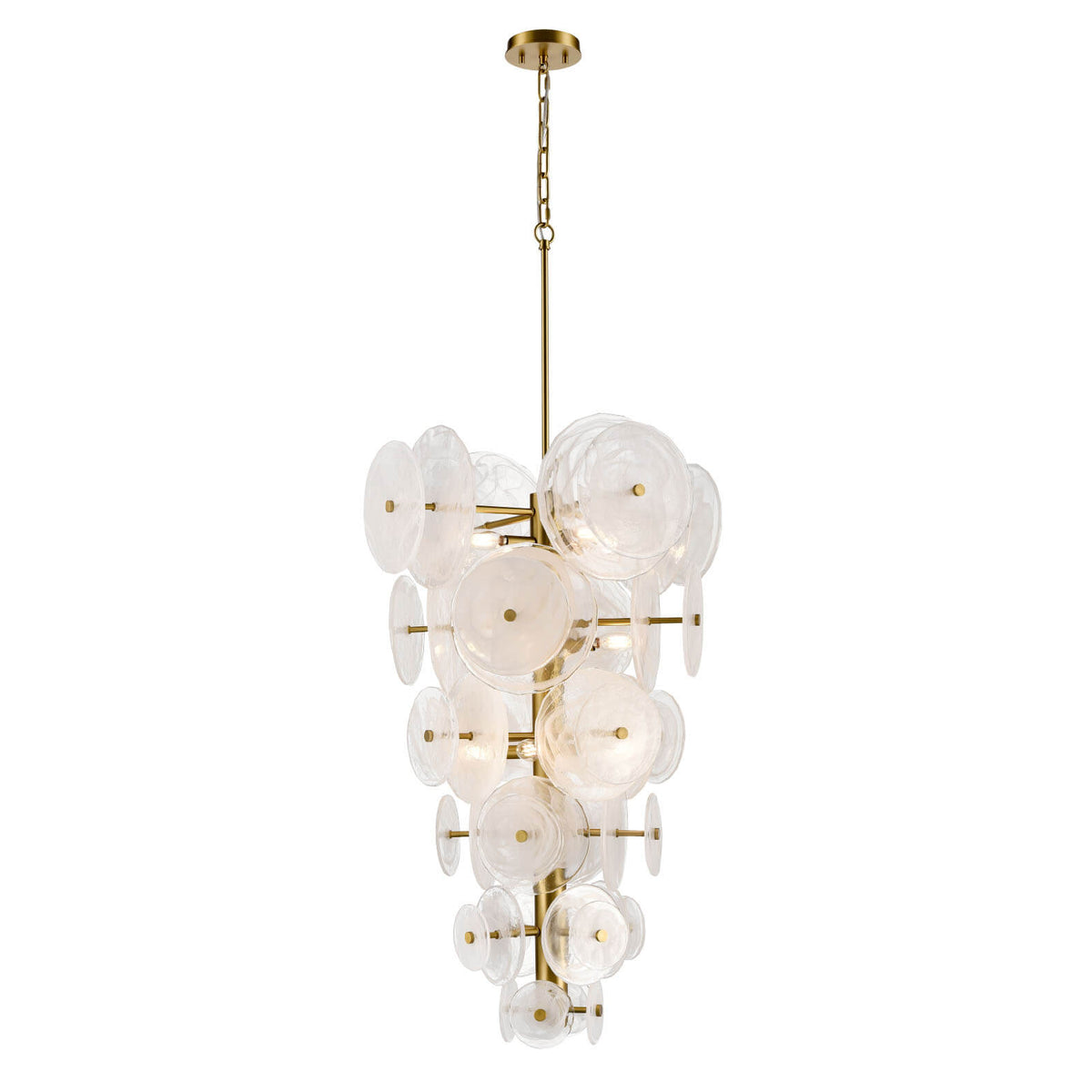 DVI LIGHTING CAROUSEL 12 LT FOYER BRASS DVP36548BR-MS