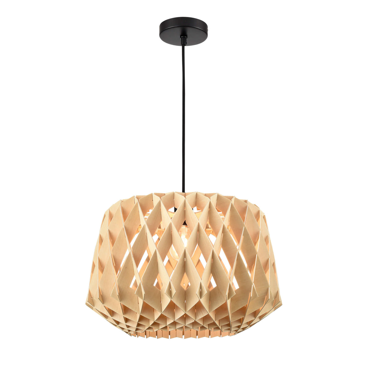 DVI LIGHTING LAC ST-JEAN 1 LT PENDANT DVP36720BK-NW
