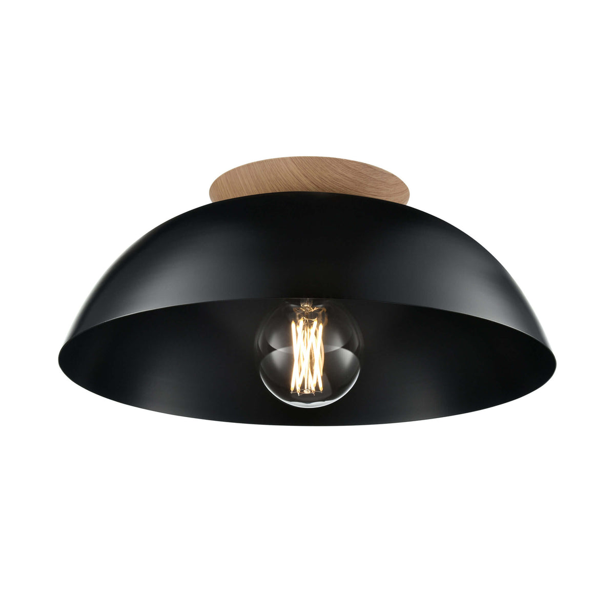 DVI LIGHTING BERGEN 12" SEMI-FLUSH MOUNT DVP36832EB+NW
